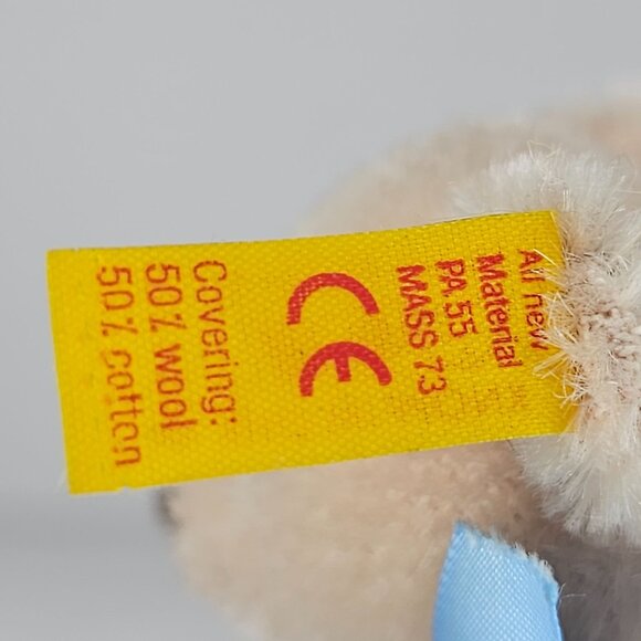 Steiff Original Teddybar Miniature Teddy Bear With Blue Ribbon 030420 - Picture 6 of 8